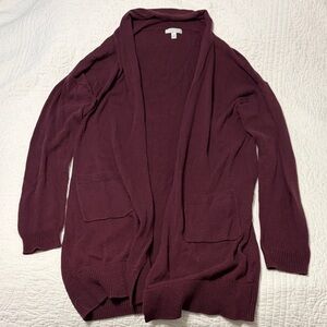 Abound Women's Deep Burgundy Cardigan